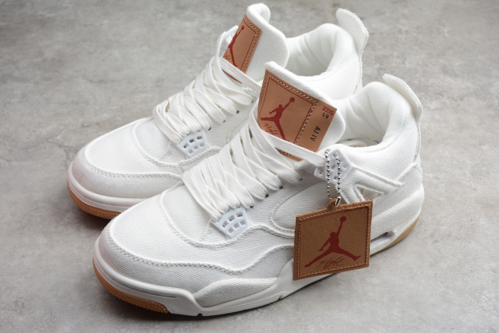 Levi’s x Air Jordan 4 ‘White’ AO2571-100